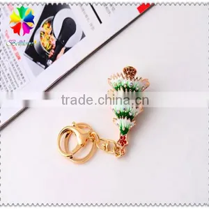 Pretty Fashion Christmas Tree for 3D Shape Keychain,Zinc Alloy 3D Shape Keychain,keychain for 3D Shape Colorful Matel thumbnail-4
