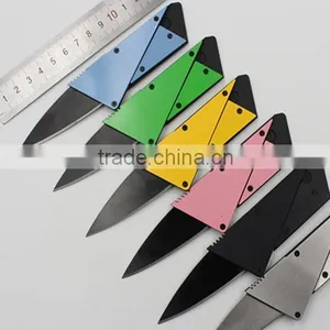 OEM Multi Color Foldable Credit Card Knife Can do Customer Logo thumbnail-2