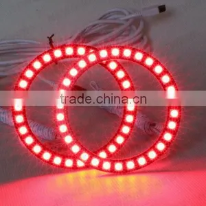 Factory Cheap Car Lamps 12V DC High Light Color Change 100mm RGB Angel Eyes With IR in Auto Lighting System thumbnail-5
