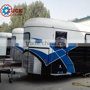 2 Horse Trailer Deluxe Version With Bunk Beds thumbnail-2