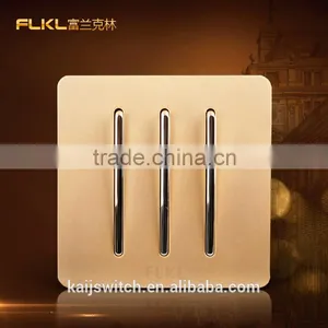 Home Electrical 3 Gang One Way or Two Way Piano Switch thumbnail-1
