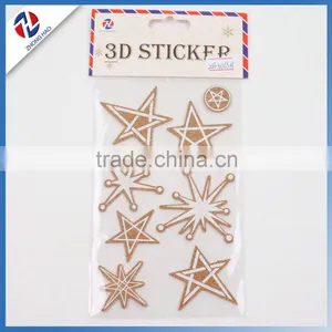 Star Shaped Adhesive Cork Sticker for Decoration thumbnail-3