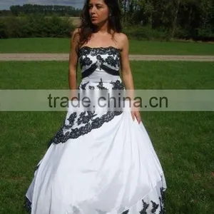 Taffeta and Black Lace Pretty Steps Printed Sleeveless Chiffon Floral Long Maxi Prom Dress 2015 thumbnail-1