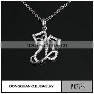 Charm Necklace Statement Crystal Jewelry Pendant Wholesale thumbnail-5