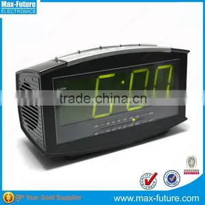 LED Digital FM AM Radio Alarm Clock , Hotel Table Radio Digital Alarm Clock thumbnail-3