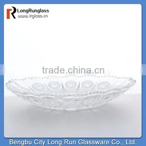 LongRun Fashionable Home Decorative Modern Design Glass Salas Plate thumbnail-1