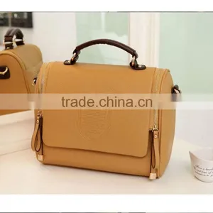 2016 New Design Women Handbag Simple Shoulder Bags Tote Purse PU Leather Ladies Messenger Hobo Bag High Quality Free Shipping thumbnail-5