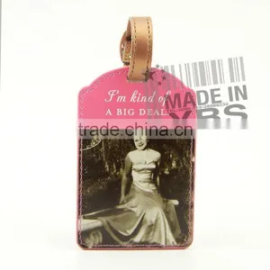 High Quality Wedding Leather Luggage Tag thumbnail-1