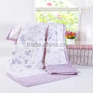 Free Sample Available Romantic Hotel Printed Summer Quilt Sets thumbnail-3