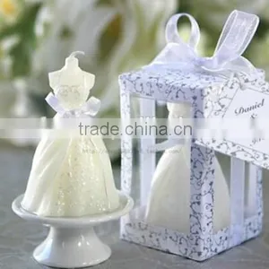 New Wedding Gown Dress Candle For Wedding Party Birthday Souvenirs Gifts Favor thumbnail-1