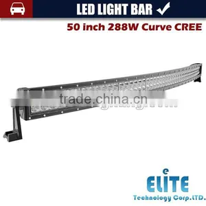 Super New 50" 288W Radius Led Light Bar Curved Light Offroad Curved Led Bar Lights thumbnail-1
