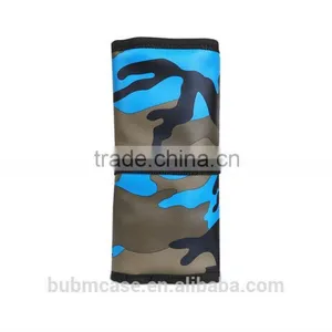 Wholesale BUBM Waterproof Camouflage Blue PU Digital Storage Bag thumbnail-2