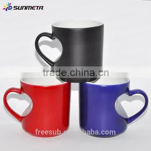 Hot Sale Sublimation Coated Ceramic Magic Mug ( SKB05X) thumbnail-1