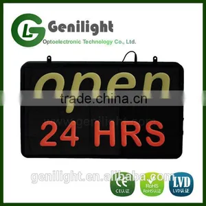 Flashing Open 24Hrs Led New Window Shop Signs thumbnail-1