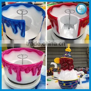 2016 Lino Carnival Family Rides Type Amusement Tea Cup Park Rides for Sale thumbnail-5