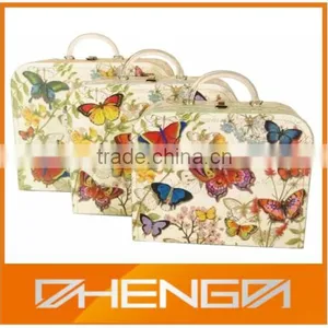 Hot Quality Customized Made Cardboard Kids Paper Suitcase (ZD2014-M008) thumbnail-1
