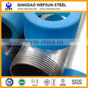 Chinese Factory Producer Galvanized Steel Pipe With Serrated on Both Sides thumbnail-3