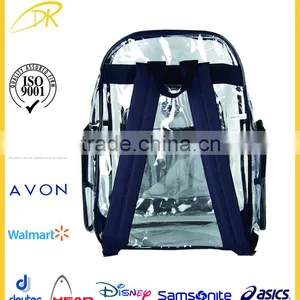 Hot Sell Clear Transparent PVC Backpack, PVC Student Backpack thumbnail-3