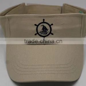 Cotton Fabric Vintage Sports Visor Hat Cap Golf Visor thumbnail-1