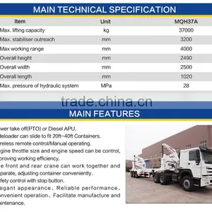 Container Side Lifter , 20ft 40ft 45ft Container Self Side Loading Trailer thumbnail-5