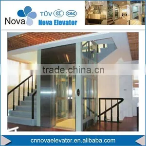 88888 Luxury 0.4m/s 320 KGS Home Elevator With Cheap Price , Villa Lift ,hydraulic Home Lifts thumbnail-3