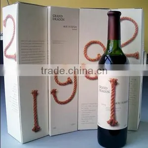 Luxury High Quality Red Wine Paper Box,foldable Magnetic Wine Box Packaging With Lint and Foam (High Quality,Fast Printing) thumbnail-1