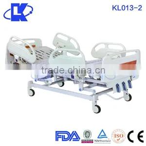 CE& ISO Qualified 5-function Electric Discount Patient Bed Three Function Manual Hydraulic Patient Bed Cheap Hospital Bed thumbnail-1