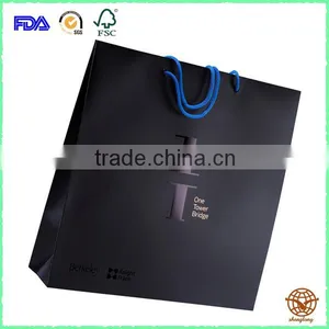 Custom Printed Design Kraft Paper Bag , Eco Printing Carrier Paper Bag thumbnail-1