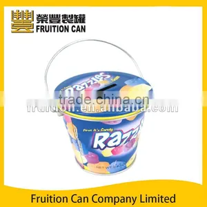 Small Easter Pail Tin With Wire Handle thumbnail-1