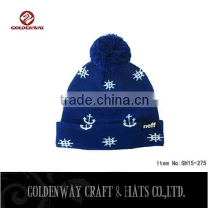 Wholesale Baby Striped Knit Slouchy Beanie Hats thumbnail-1