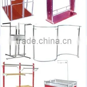 Beautiful Garment Display Racks Metal/wooden Store Display Stand thumbnail-1