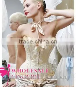 Sexy Sweet Floral Waist Training Corset for Girl thumbnail-1
