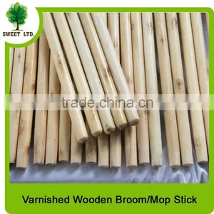 Well Straight Varnished Eco-friendly Wooden Broom Handle With High Quality thumbnail-4