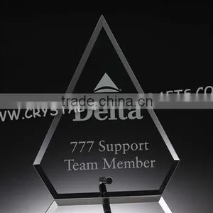 High Qulity Glass Military Award Trophy Transparent thumbnail-1