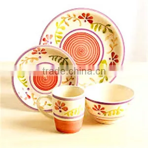 Crackle Glaze Dinnerware Set thumbnail-1