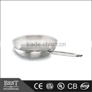 Stainless Steel Frypan Cheap Single Round Bingfu Frying Pan thumbnail-1