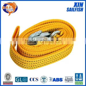 Yellow Tow Rope Type and Ratchet Car Tow Strap thumbnail-1