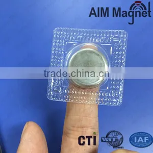 Different Size PVC Coated Round Neodymium Monopole Magnet thumbnail-2