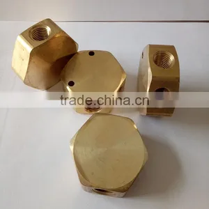 JD-2112 Female Brass 4 Way Cross Connector ,square Joint 4 Way Brass Fitting thumbnail-1