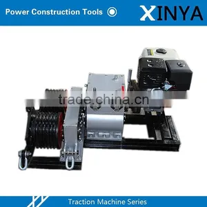 5 Ton Double Drum Portable Hoist Winch With Gas Engine Power thumbnail-1