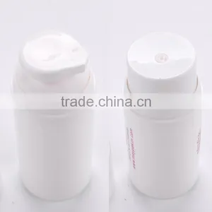All White Empty Plastic Airless Bottle thumbnail-3