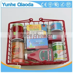 Fun Durable Wooden Food Set for Years of Play Wooden a Basket of Seasoning Bundle Wood Version thumbnail-3