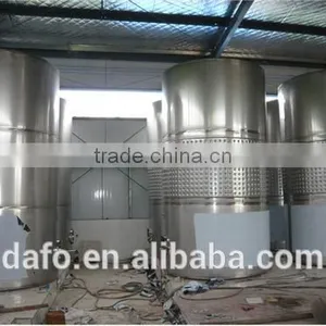 Stainless Steel 304 Dimple Jacket Wine Fermentation Tank/cooling Jacket Wine Tank thumbnail-2