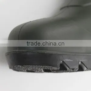2017 HOT SALES Pvc Steel Capped Safety Boots thumbnail-5