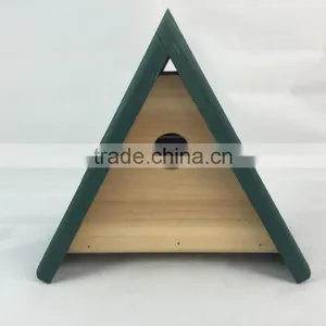 Traditional Wooden Nesting Box Small Wild Animal Bird Nest Cage For Wholesale thumbnail-1