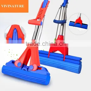 PVA Sponge Twist Cleaning Mop With Super Absorbent Sponge Head Stick thumbnail-1