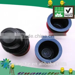100% Biodegradable Refillable PLA Nespresso Coffee Capsule Compatible-NC Eco-friendly Plastic thumbnail-1