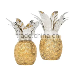 Brass Pineapple Candle Sticks thumbnail-1