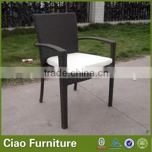 Rattan Upholstered Dining Chairs thumbnail-3