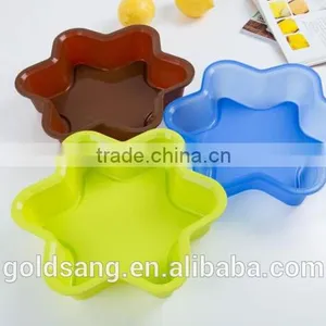 Colorful Star Multi Shape Silicone Pizza Pan Cake Molds thumbnail-1